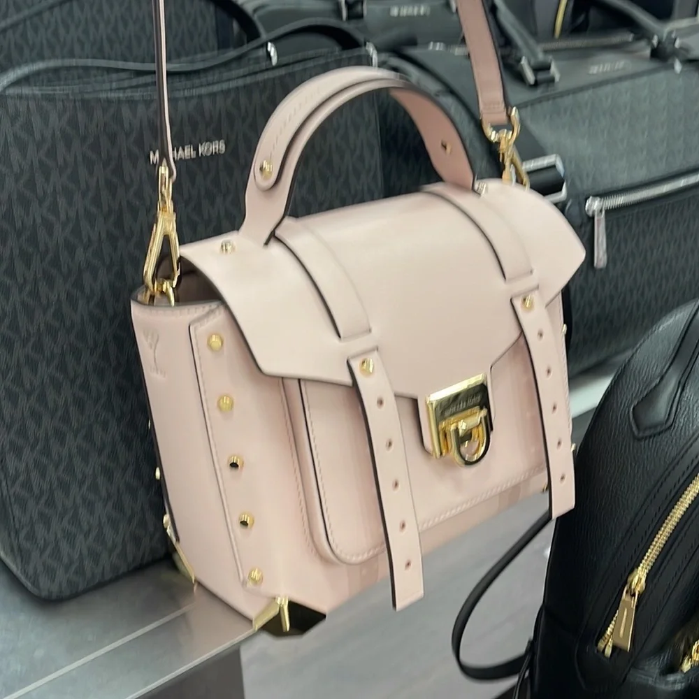 MICHAEL KORS MANHATTAN MEDIUM TOP HANDLE SCHOOL SATCHEL CROSSBODY BAG 
NWT - Picture 7 of 16